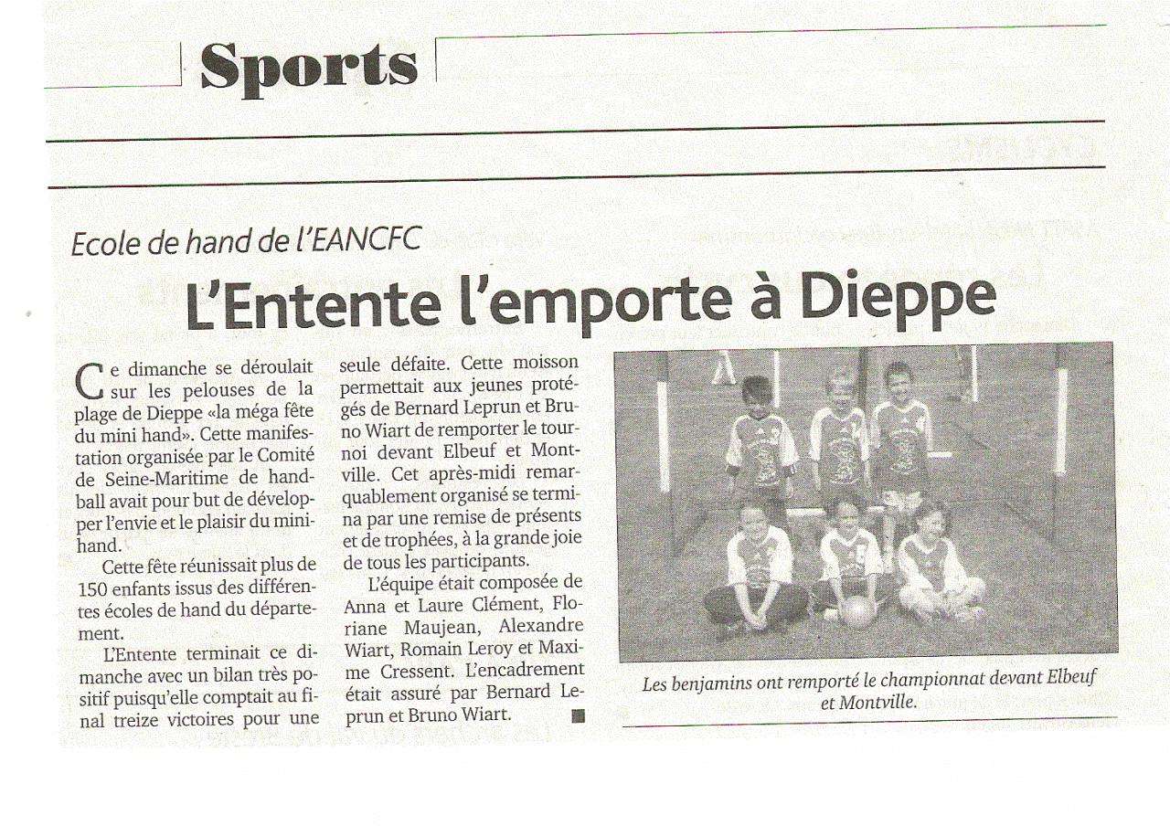 Article du Réveil (Juin 2006)