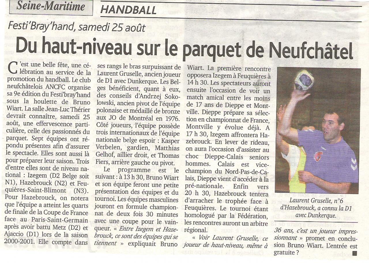 Article du Réveil (Août 2006)